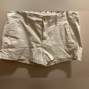 American eagle outfitters shortie stretch white shorts